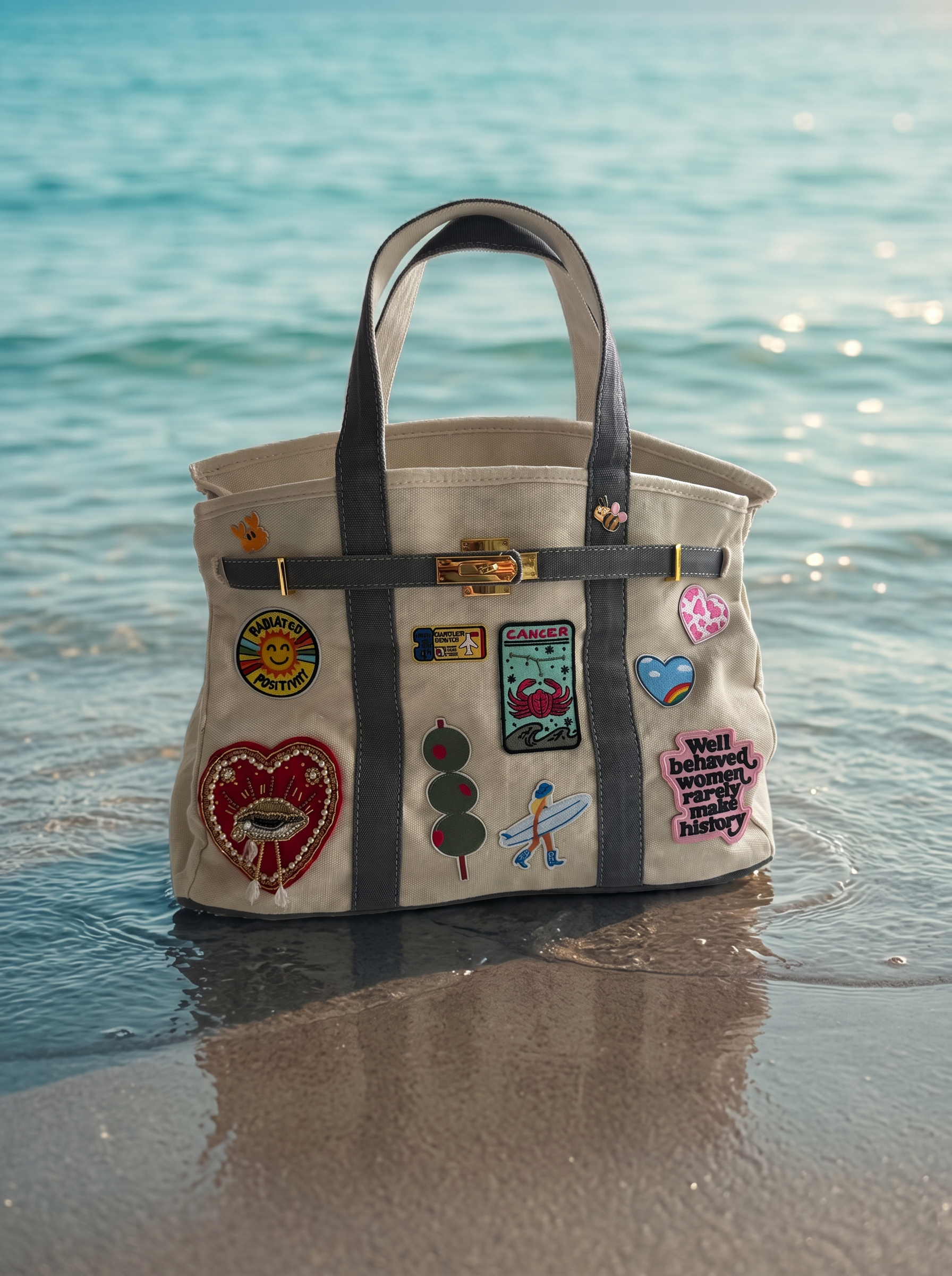 Boho Beach Vibes tote